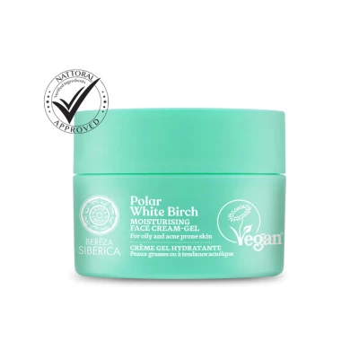 Natura Siberica Polar White Birch Moisturizing Face Cream-Gel 50Ml