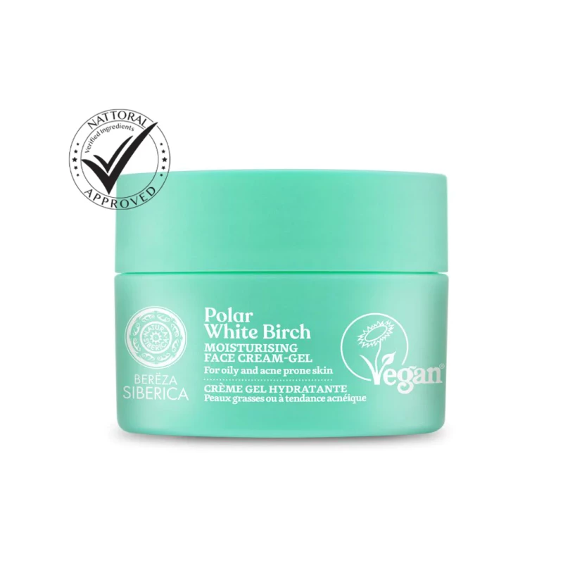 Natura Siberica Polar White Birch Moisturizing Face Cream-Gel 50Ml