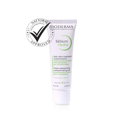 Bioderma Sébium Hydra Moisturizer For Combination & Oily Skin Weakend By Acne Treatment, 40Ml