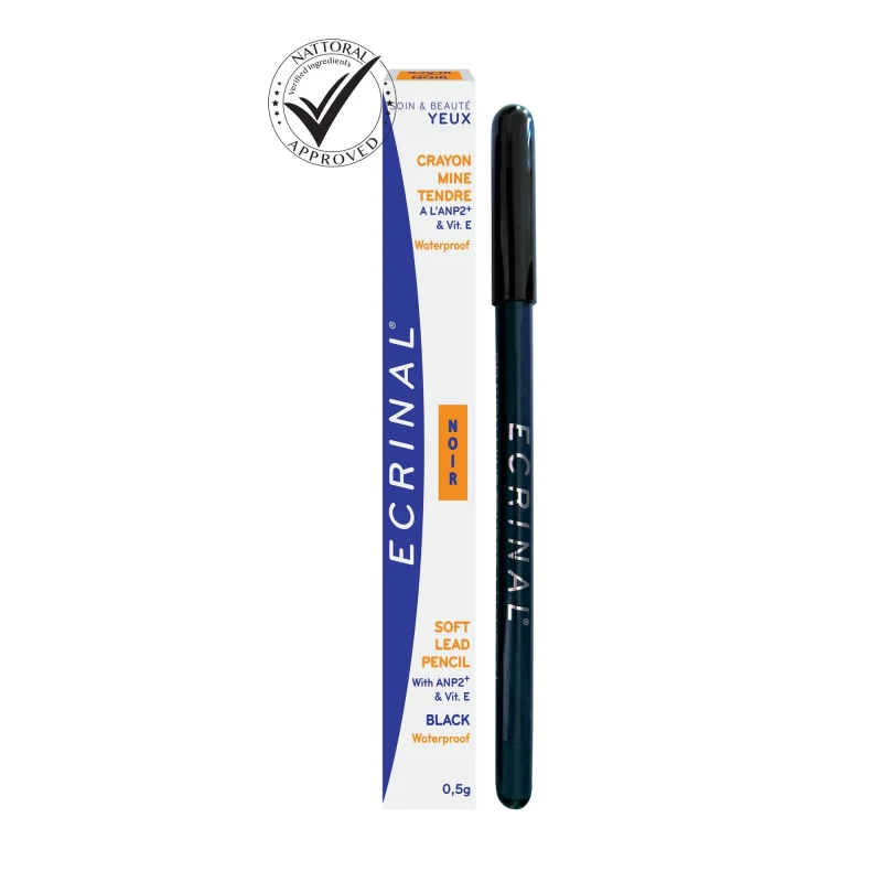 Soft Lead Black Pencil Eyeliner - 0.5G- Ecrinal