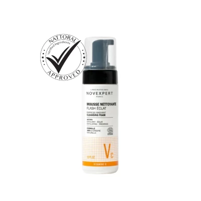Express Radiant Cleansing Foam With Vitamin C For Rough Textured Skin & Large Pores -150 Ml- Novexpert