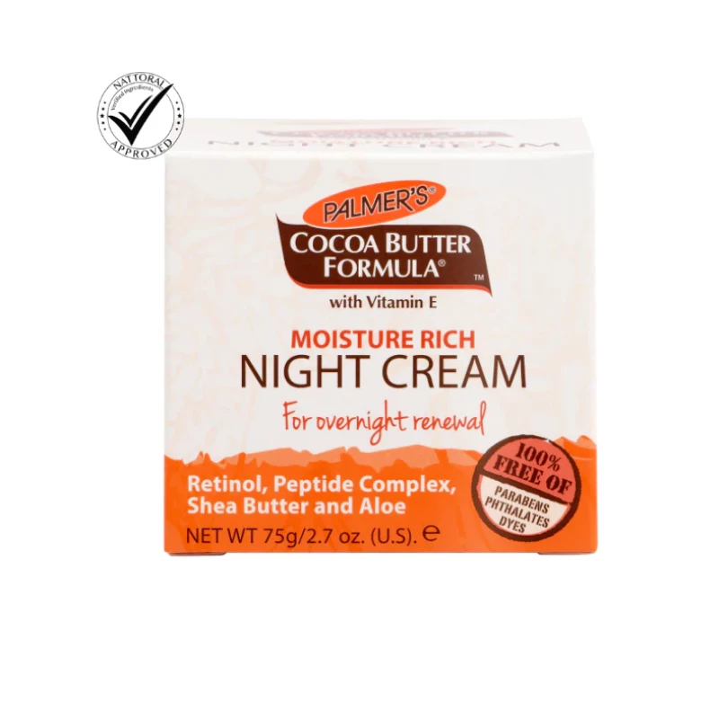 Palmers Moisture Rich Night Cream For Overnight Renewal 75G