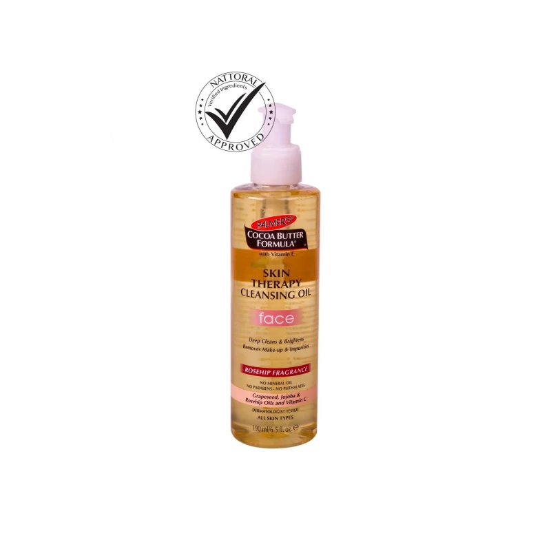 Skin Therapy Cleansing Facial Oil & Makeup Remover-190Ml-Palmers